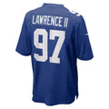 NY.Giants #97 Dexter Lawrence II Royal Team Game Player Football Jersey