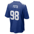 NY.Giants #98 Leki Fotu Royal Team Game Football Jersey