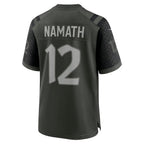 NY.Jets #12 Joe Namath 2025 Rivalries Collection Retired Player Game Jersey - Gotham Green