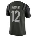 NY.Jets #12 Joe Namath 2025 Rivalries Collection Retired Player Limited Jersey - Gotham Green