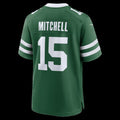 NY.Jets #15 Adonai Mitchell Legacy Green Team Game Football Jersey
