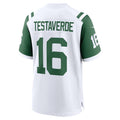 NY.Jets #16 Vinny Testaverde White Retired Player Alternate Game Football Jersey