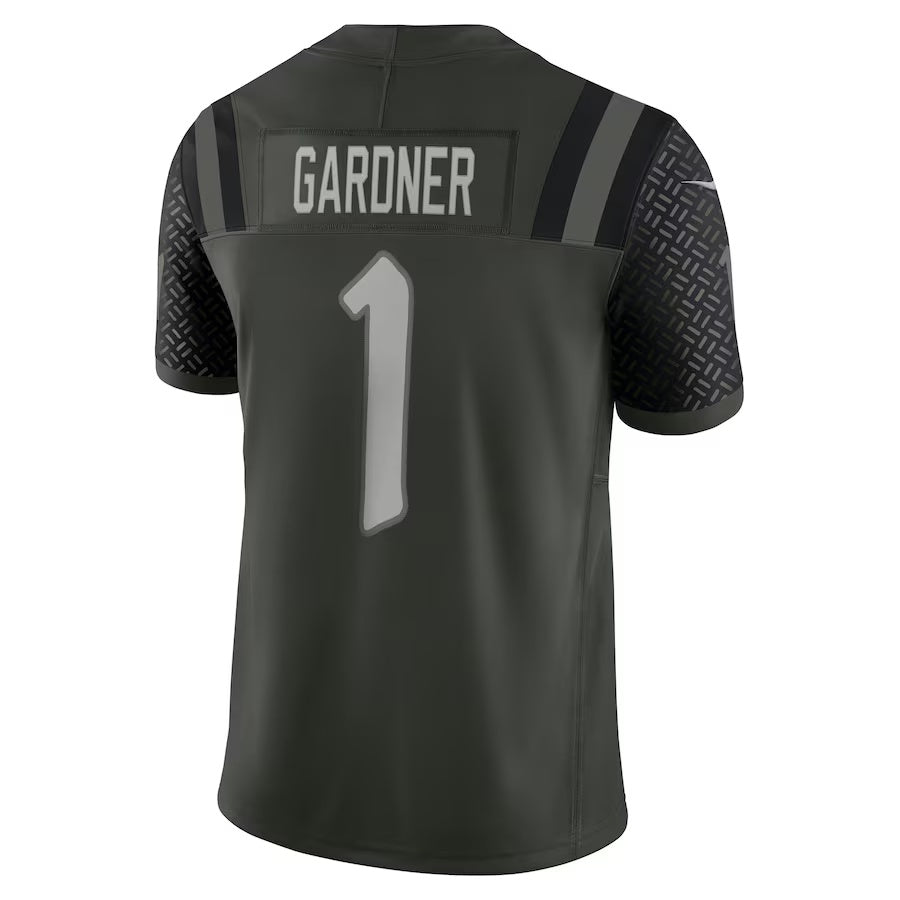 NY.Jets #1 Ahmad Sauce Gardner 2025 Rivalries Collection Limited Jersey - Gotham Green