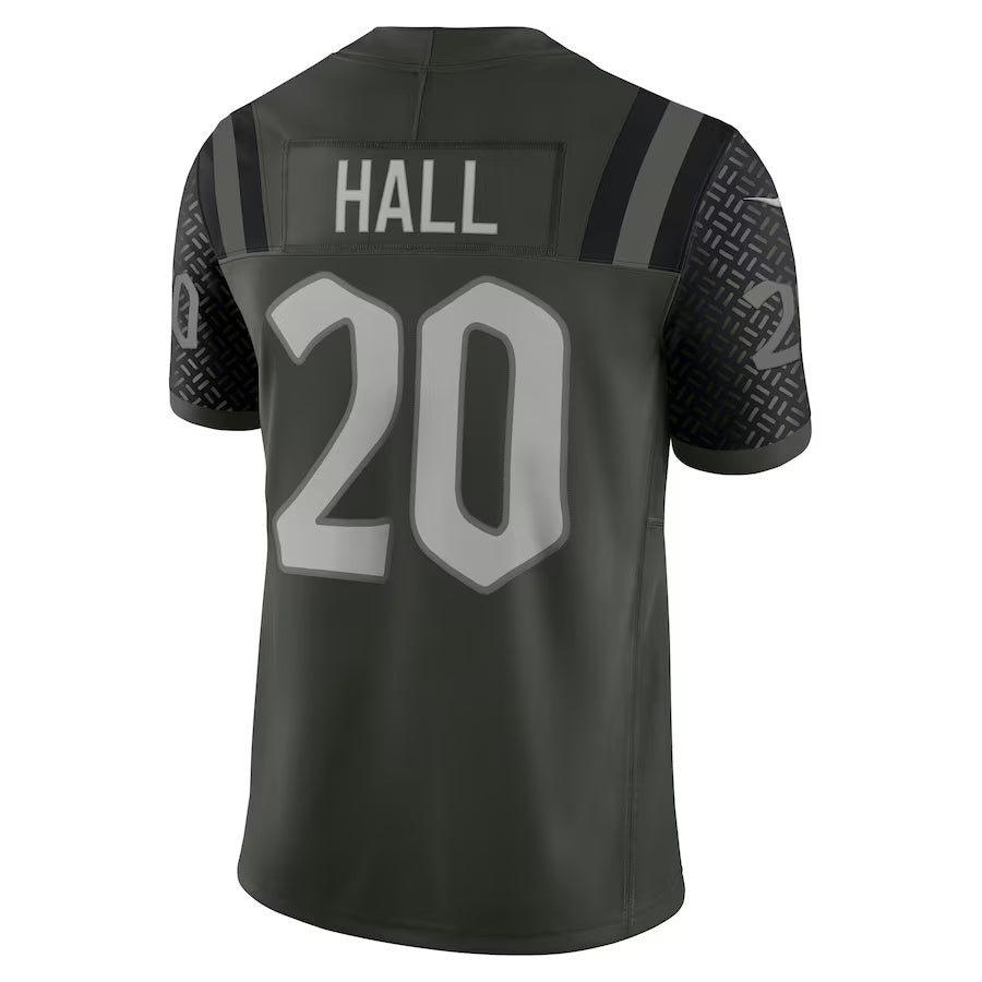 NY.Jets #20 Breece Hall 2025 Rivalries Collection Limited Jersey - Gotham Green