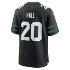 NY.Jets #20 Breece Hall Legacy Black Alternate Game Football Jersey