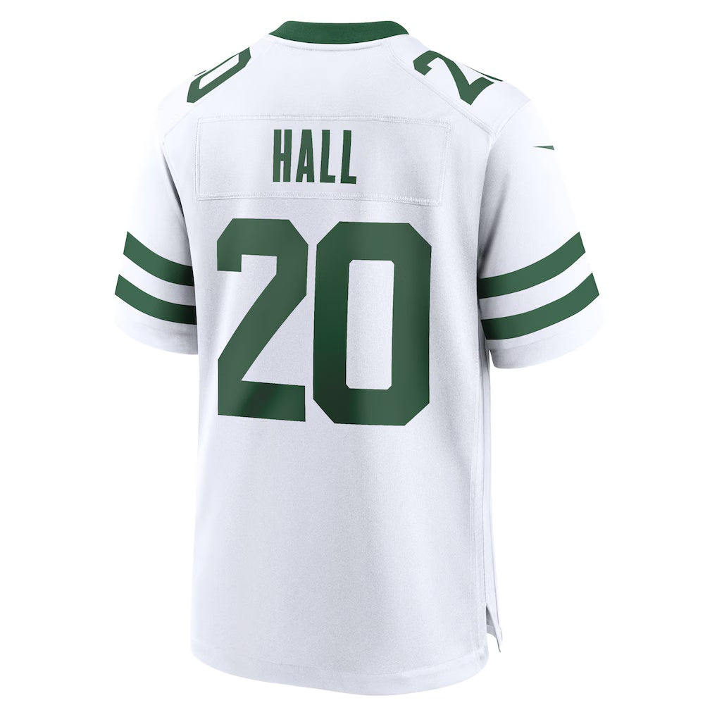 NY.Jets #20 Breece Hall Legacy White Game Football Jersey