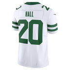 NY.Jets #20 Breece Hall Legacy White Vapor F.U.S.E. Limited Football Jersey