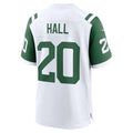 NY.Jets #20 Breece Hall White Classic Alternate Game Football Jersey