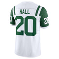 NY.Jets #20 Breece Hall White Classic Alternate Vapor F.U.S.E. Limited Football Jersey