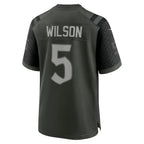 NY.Jets #5 Garrett Wilson 2025 Rivalries Collection Game Jersey - Gotham Green