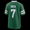 NY.Jets #7 Geno Smith Legacy Green Game Football Jersey