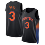 NY.Knicks #3 Josh Hart Unisex Swingman Jersey - Statement Edition - Black
