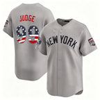 New York Yankees #99 Aaron Judge Gray USA 250 Fourth of July Limited Baseball Stitched Jersey
