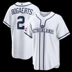 Netherlands Baseball #2 Xander Bogaerts 2026 World Baseball Classic Home Stadium Baseball Jersey - White