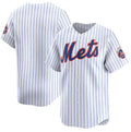 New York Mets Blank 2024 White Home Limited Stitched Baseball Jersey