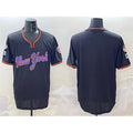 New York Mets Blank Black 2025 Spring Training Stitched Baseball Jersey