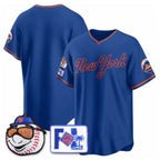 New York Mets Blank Royal 2025 Spring Training Stitched Baseball Jersey