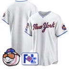 New York Mets Blank White 2025 Spring Training Stitched Baseball Jersey