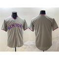 New York Mets Team Big Logo Gray 2025 Limited Stitched Baseball Jersey