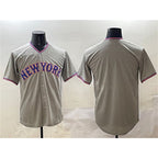 New York Mets Team Big Logo Gray 2025 Limited Stitched Baseball Jersey