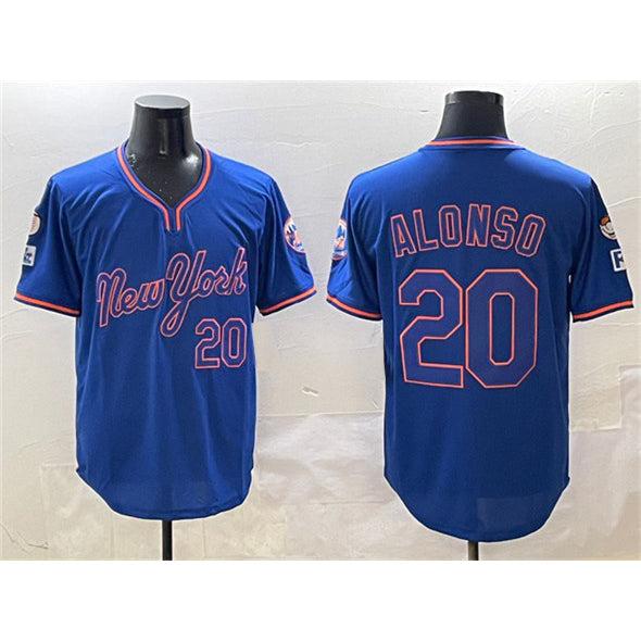 New York Mets #20 Pete Alonso Royal 2025 Spring Training Stitched Baseball Jersey