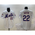 New York Mets #22 Juan Soto White 2025 Spring Training Home Limited Stitched Baseball Jersey