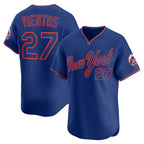 New York Mets #27 Mark Vientos Royal Alternate Limited Player Baseball Jersey