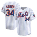 New York Mets #34 Kodai Senga White Home Limited Player Baseball Jersey