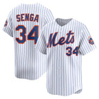 New York Mets #34 Kodai Senga White Home Limited Player Baseball Jersey