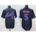 New York Mets #5 David Wright Black Limited Stitched Baseball jersey