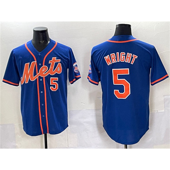 New York Mets #5 David Wright Blue Cool Base Stitched Baseball jersey