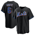 New York Mets #6 Starling Marte Black Stitched Cool Baseball jersey