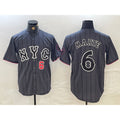 New York Mets #6 Starling Marte Gray 2024 City Connect Cool Base Stitched Baseball jersey