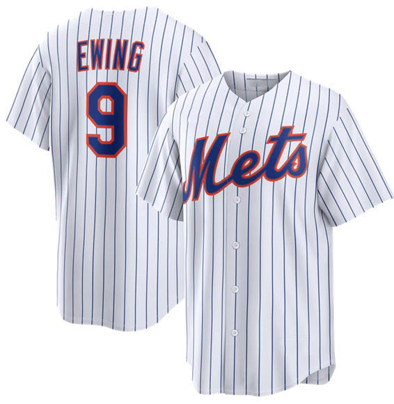 New York Mets #9 AJ Ewing 2026 White Cool Base Stitched Baseball Jersey