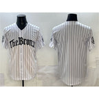 New York Yankees Blank White Pinstripe 'Gothic Legacy Edition' Vapor Premier Limited Stitched Baseball Jersey