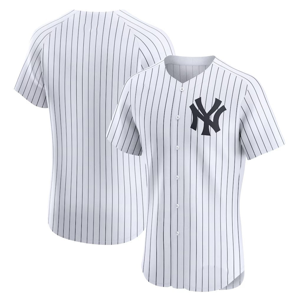 New York Yankees White Home Elite Baseball Jersey