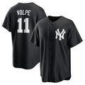New York Yankees #11 Anthony Volpe Black Fashion Replica Player Baseball Jersey