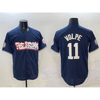 New York Yankees #11 Anthony Volpe Navy Bronx Graffiti Vapor Limited Stitched Baseball Jersey