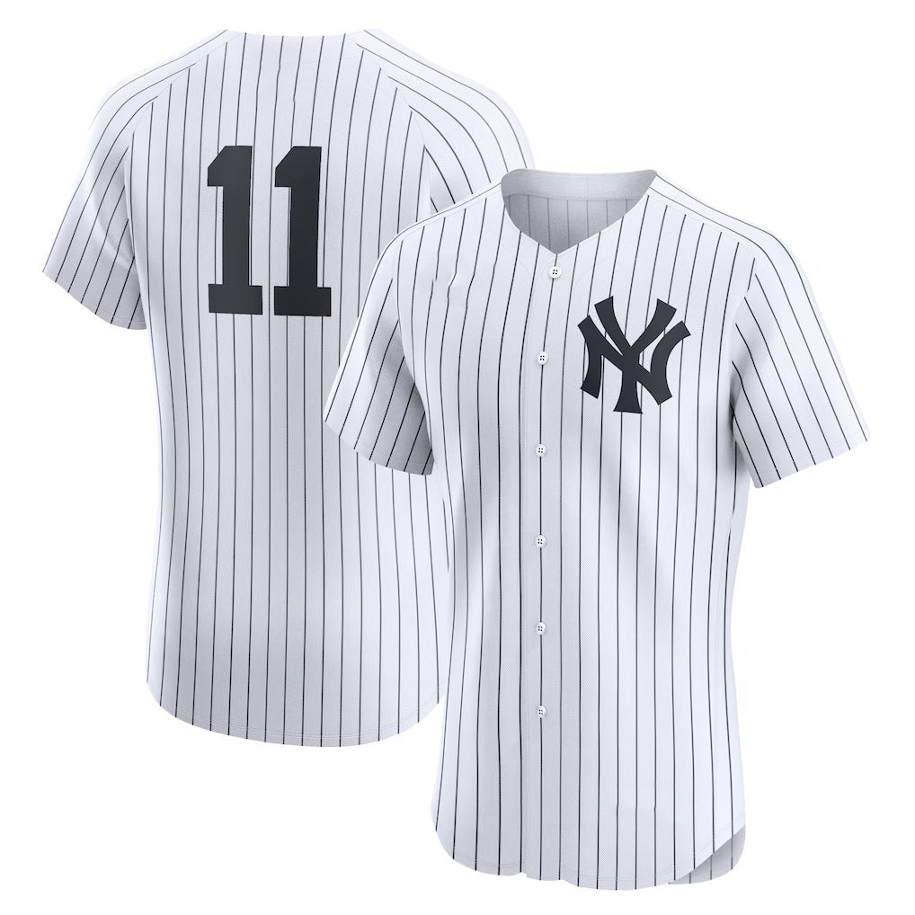 New York Yankees #11 Anthony Volpe White Home Elite Baseball Jersey