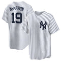 New York Yankees #19 Ryan McMahon White 2025 Cool Base Stitched Baseball Jersey