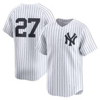 New York Yankees #27 Giancarlo Stanton White Home Limited Player Baseball Jersey