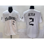 New York Yankees #2 Derek Jeter White 'Gothic Legacy Edition' Vapor Premier Limited Stitched Baseball Jersey