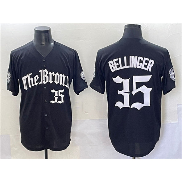 New York Yankees #35 Cody Bellinger Black 'Gothic Legacy Edition' Vapor Premier Limited Stitched Baseball Jersey