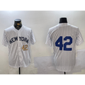 New York Yankees #42 Jackie Robinson White Cool Base Stitched Baseball Jersey
