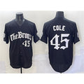 New York Yankees #45 Gerrit Cole Black 'Gothic Legacy Edition' Vapor Premier Limited Stitched Baseball Jersey