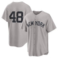 New York Yankees #48 Paul Goldschmidt Gray Road Replica Baseball Jersey