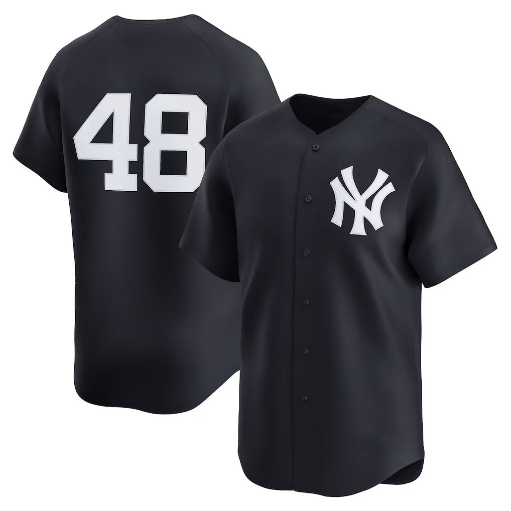 New York Yankees #48 Paul Goldschmidt Navy Alternate 2 Limited Baseball Jersey