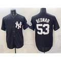 New York Yankees #53 David Bednar Black Stitched Baseball Jersey