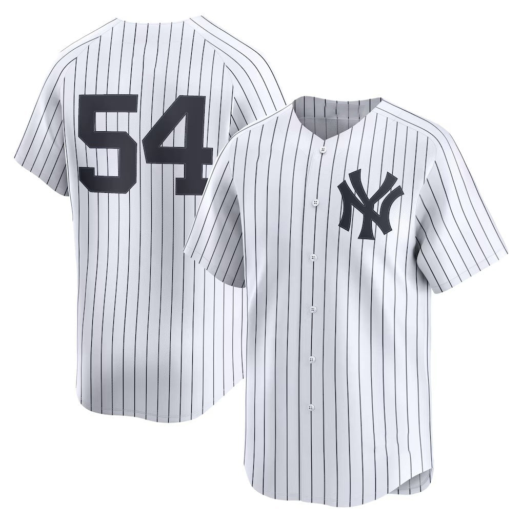 New York Yankees #54 Max Fried White Home Limited Player Baseball Jersey
