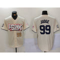 New York Yankees #99 Aaron Judge Cream Limited Stitched Baseball Jersey